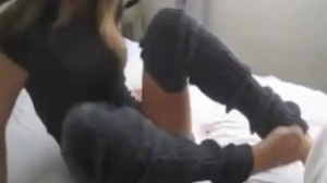 Young Housegirl Homemade BBC Footjob Creampie
