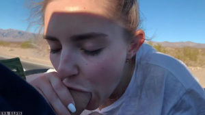 Public Sex with a Busty Teen in a Riding Convertible  - Eva Elfie