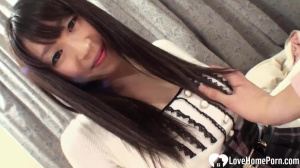 Hairy Asian hungers for a stiff shaft