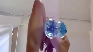 Slut with bottles hanging and screaming