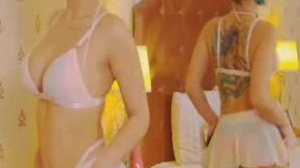 Big Boob Babe Fingers Her Wet Pussy