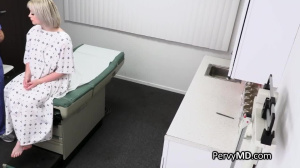 Oral then hard pussy pounding by doctor