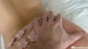Thea sucks and rides a big hard cock