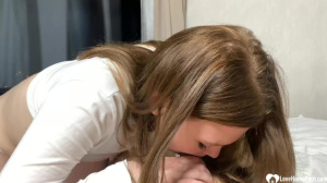 Brunette chick could not get off my cock